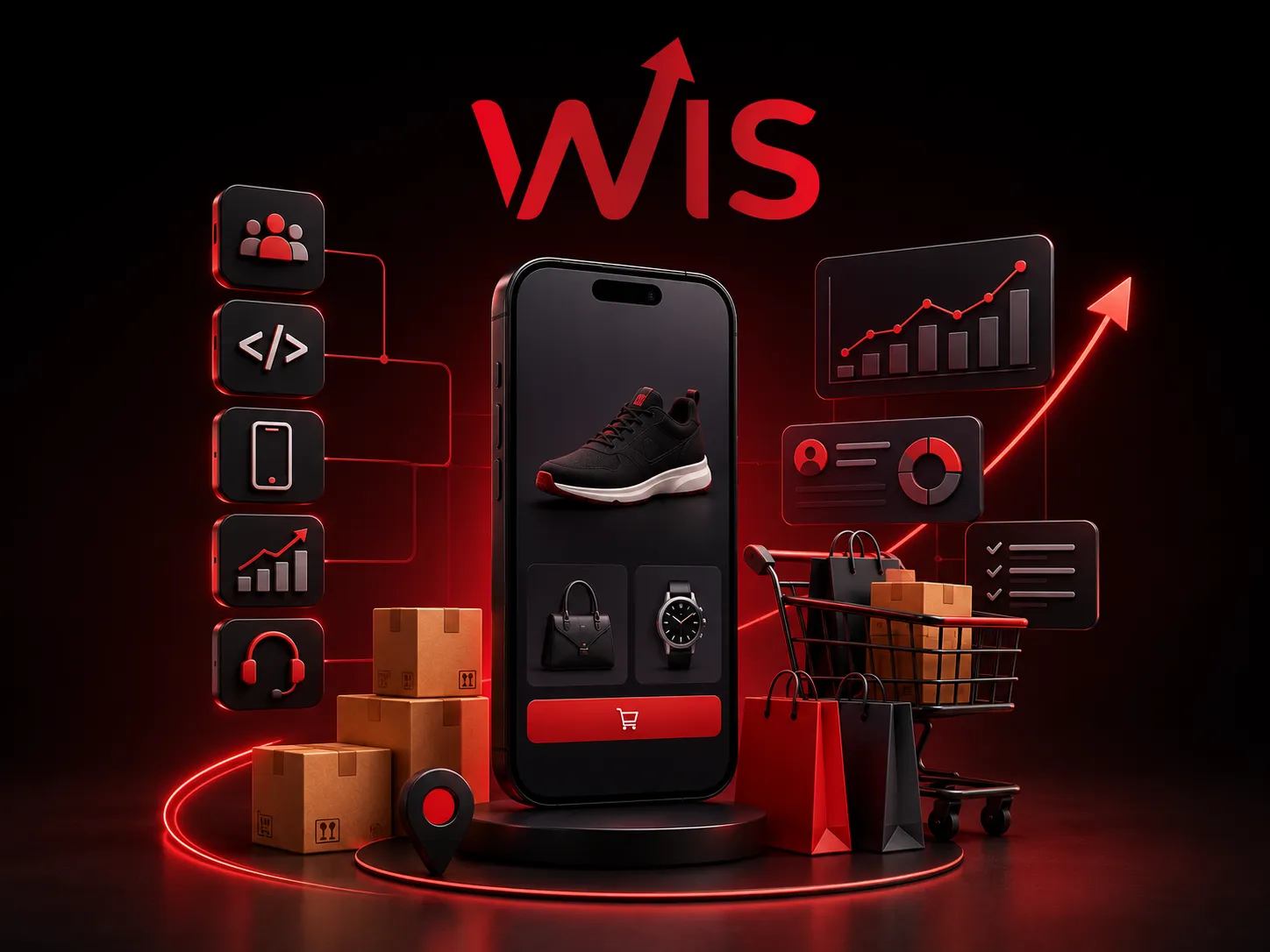 WIS Marketing: شريكك في إنشاء تطبيق بيع أونلاين يحقق أهدافك التجارية شريكك في إنشاء تطبيق بيع أونلاين